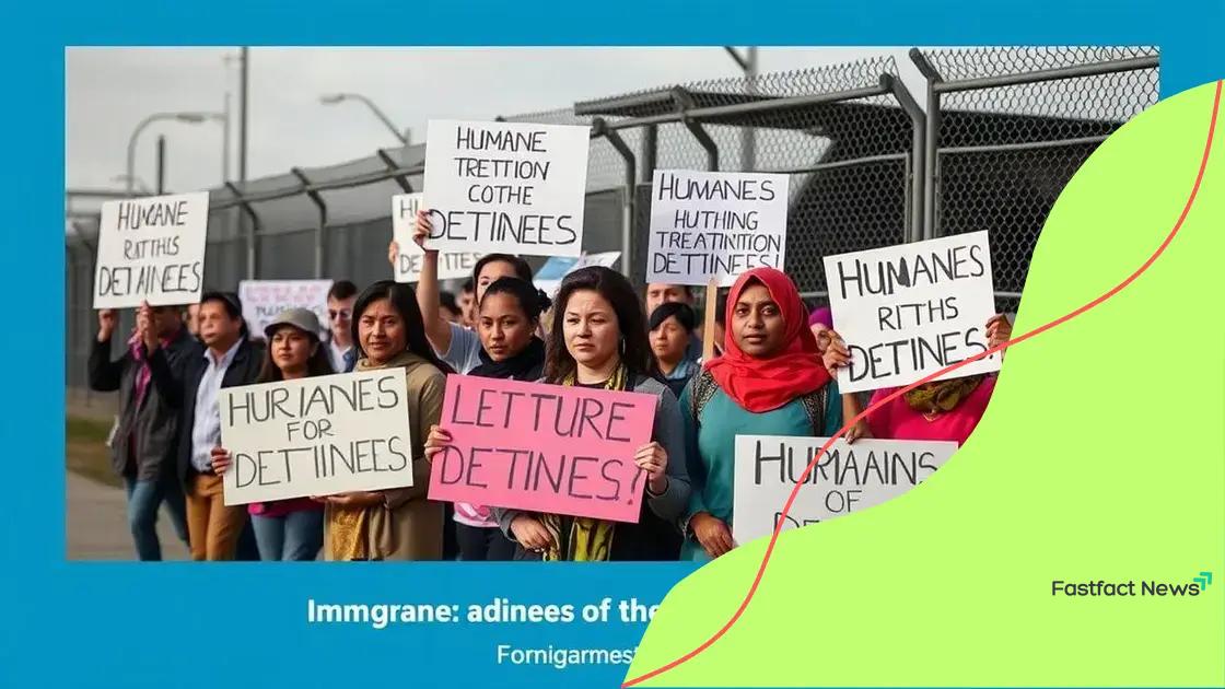 Human rights implications of detention practices