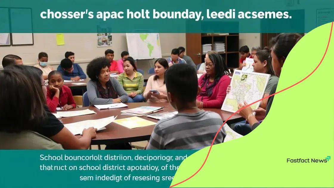 Challenges in changing school district boundaries