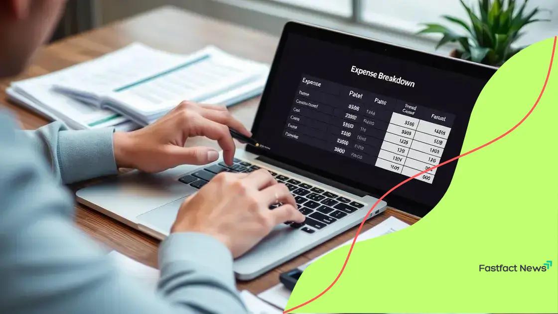 Step-by-step guide to using an expense breakdown calculator